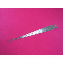 尖尺子 锥形钢尺 三角间隙尺塞尺 洞孔测量尺锥型塞规 锥型楔型尺