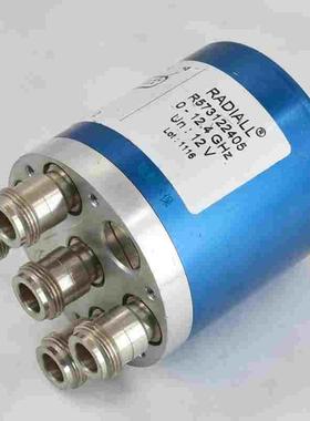 雷迪埃R573122405射频同轴开关N接口SP4T单刀四掷0-12.4GHz DC12V