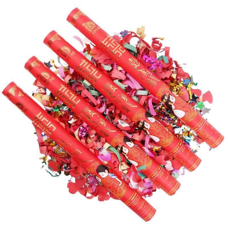 结婚电子豪华礼炮婚礼彩花喷花筒喷花瓣雨婚庆开业乔迁手持礼花炮