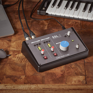 SSL2/SSL2+专业录音棚外置电脑声卡有声书配音直播用设备话筒套装