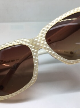 The Mike Muosl  mk6111米白色尼龙偏光太阳镜男女通用墨镜英伦风