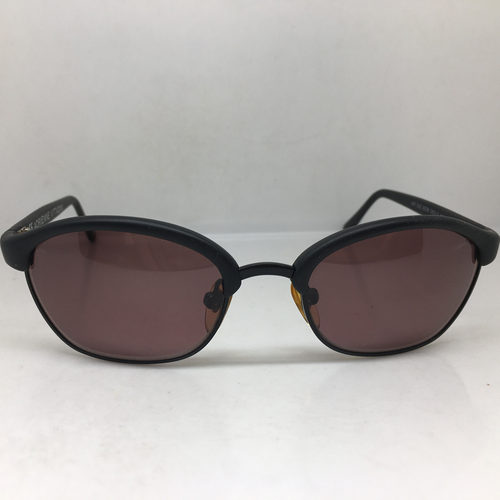 中古ADRIENNE VITTADINI黑色合金眉线框太阳镜墨镜男女通用