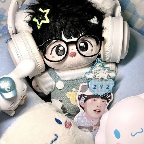 原创正版20cm张泽禹属性棉花娃娃换装玩偶玩具公仔手办生日礼物