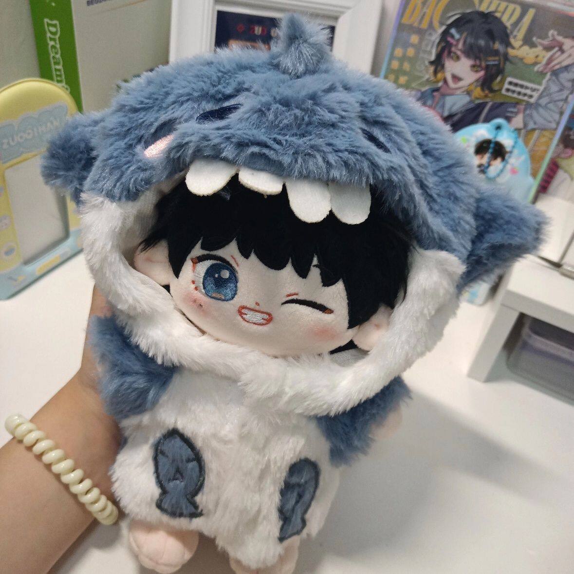 20cmCM左小千左奇棉花娃娃衣服毛绒TF四代明星公仔闺蜜