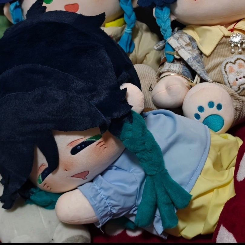 原神温迪属性40cm棉花娃娃趴趴体游戏周边同人换装玩偶节日礼物