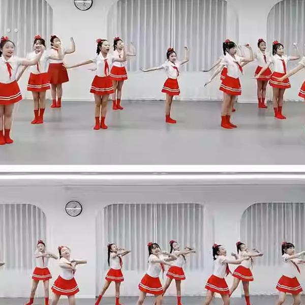 少年有志舞蹈服六一儿童红领巾演出服中小学生合唱服诗歌朗诵服装