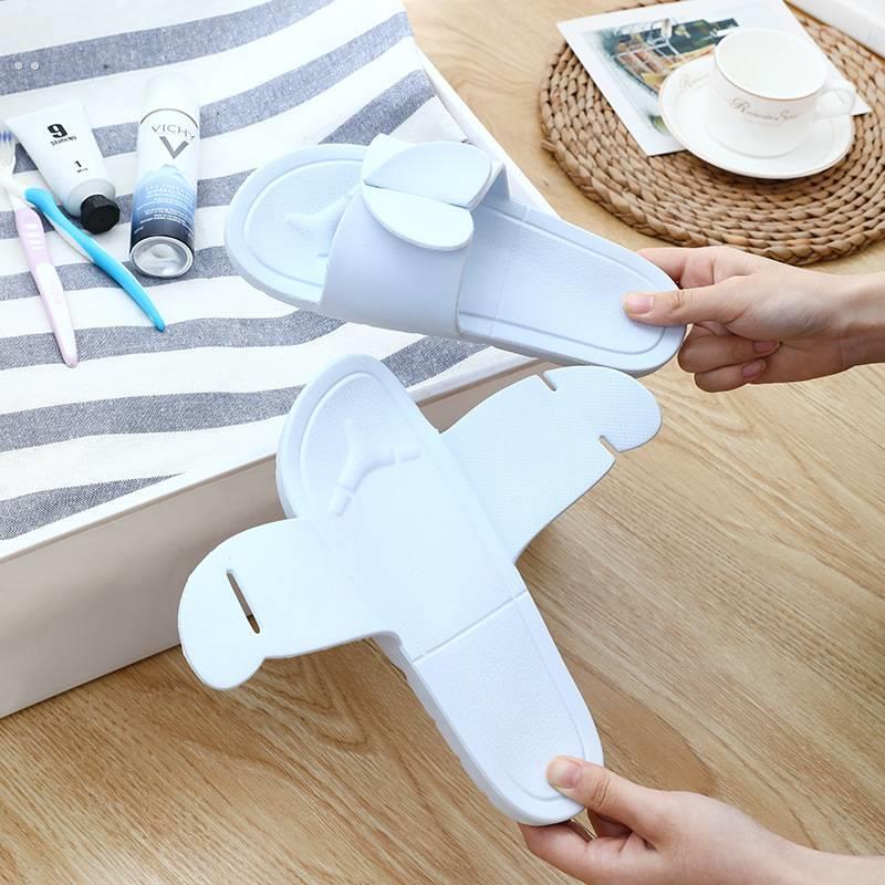 旅行神器便携式出差用拖鞋可拆卸折叠酒店洗澡防滑一次性凉拖鞋女