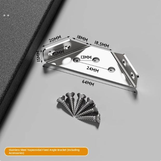 木椅子松动加固器木凳子桌腿神器90度直角固定器铁片加固连接配件