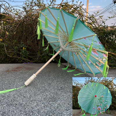 儿童流苏伞汉服摄影流苏伞