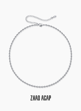 ZHAO ACAP原创设计榆钱锁骨链日常简约百搭项链精致素链