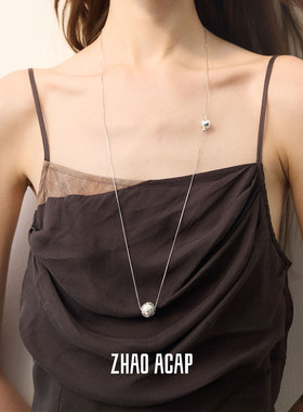 ZHAO ACAP原创设计莳萝双球长项链