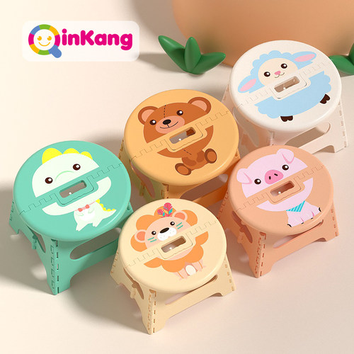 沁康塑料加厚折叠凳子家用坐椅