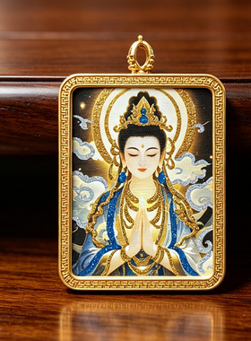 设计定制描金莲花观音唐卡各种佛