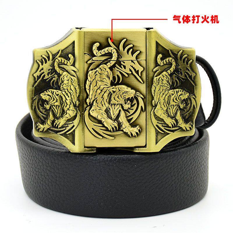 百搭潮流休闲打火机时尚腰带皮带