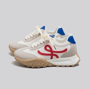 F8865韩版内增高休闲厚底德训老爹鞋复古百搭女鞋鞋小个子运动鞋