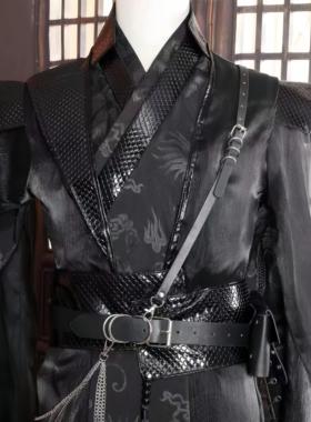 男古装黑色劲装cosplay服墨燃/黑水贺玄/周晖/长庚/顾昀 侠客装