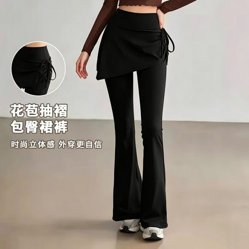 女高腰提臀防走光瑜伽裤