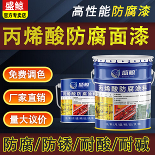 丙烯酸面漆金属漆防锈漆树脂漆RAL7035耐黄变户外设备油漆防腐漆