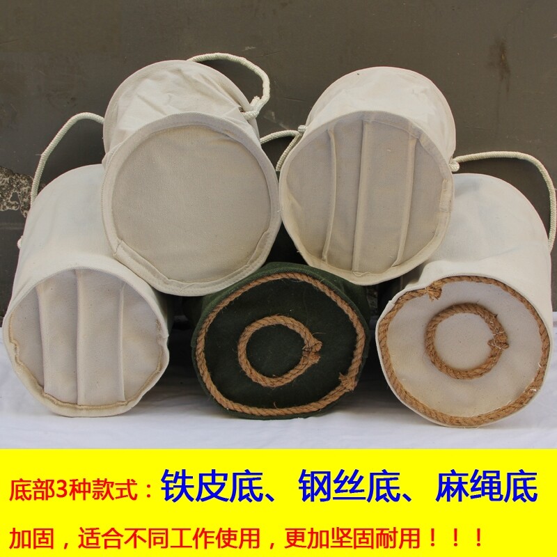 速发电力包圆筒形工具包帆布圆包电工地用挎包绝缘维修高空作业吊