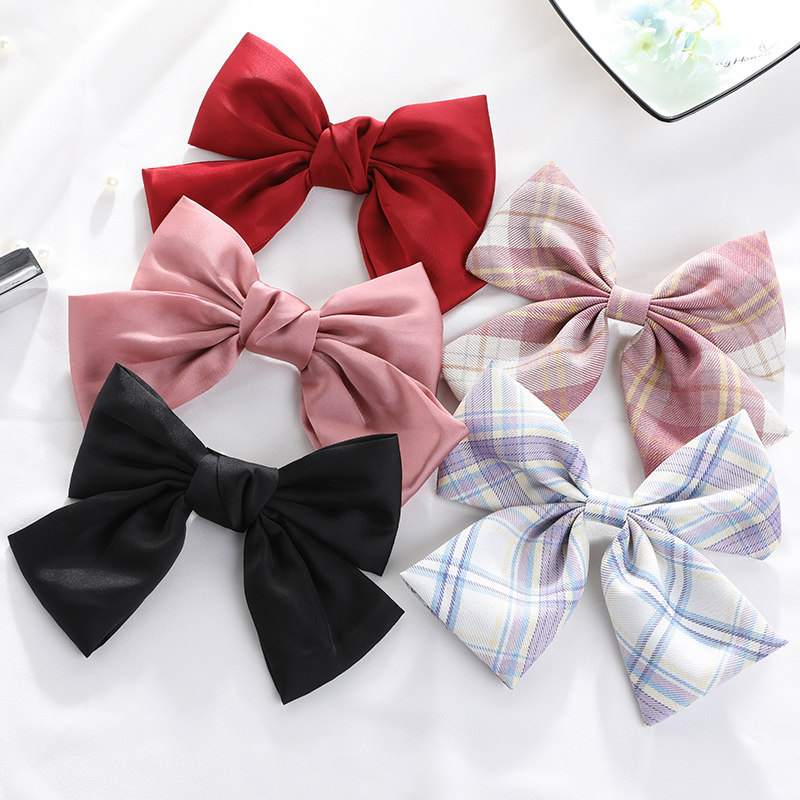 速发超大蝶蝴结发圈红色儿童童宝宝头饰发饰主公发卡发夹