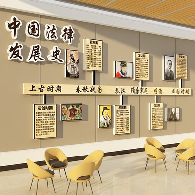 速发司国法律师发展史面务所文化办公室墙事装饰贴院公中形象大厅