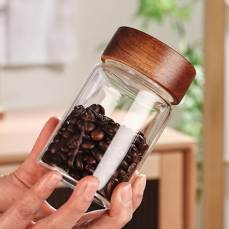 速发啡迷小号咖啡密封罐级咖啡豆咖你粉保存罐随身便携分装玻璃瓶