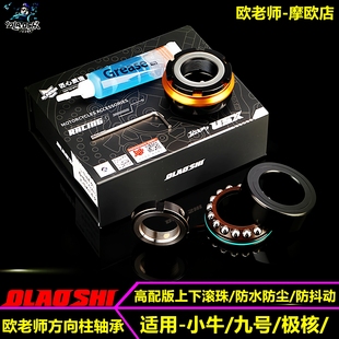 欧老师小牛NXT FX风速九号MZ Max2 M395C极核AE5双滚珠方向柱轴承