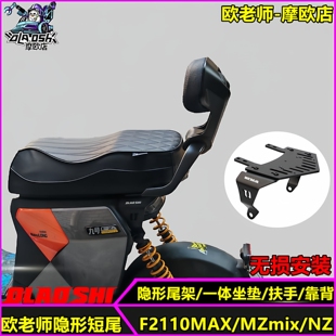 欧老师隐形短尾架适用F2z110MAX MZ110 FZ110 MAX110MK2一体坐垫