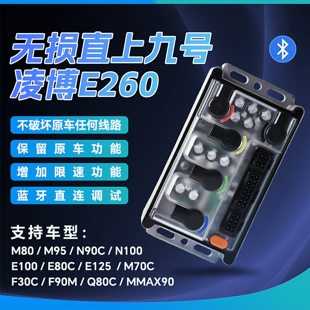 凌博E260/E300/E400控制器九号E/N/M/F/MAX系改装蓝牙可调直上控