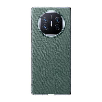 适用华为MateX5水波纹素皮壳半包