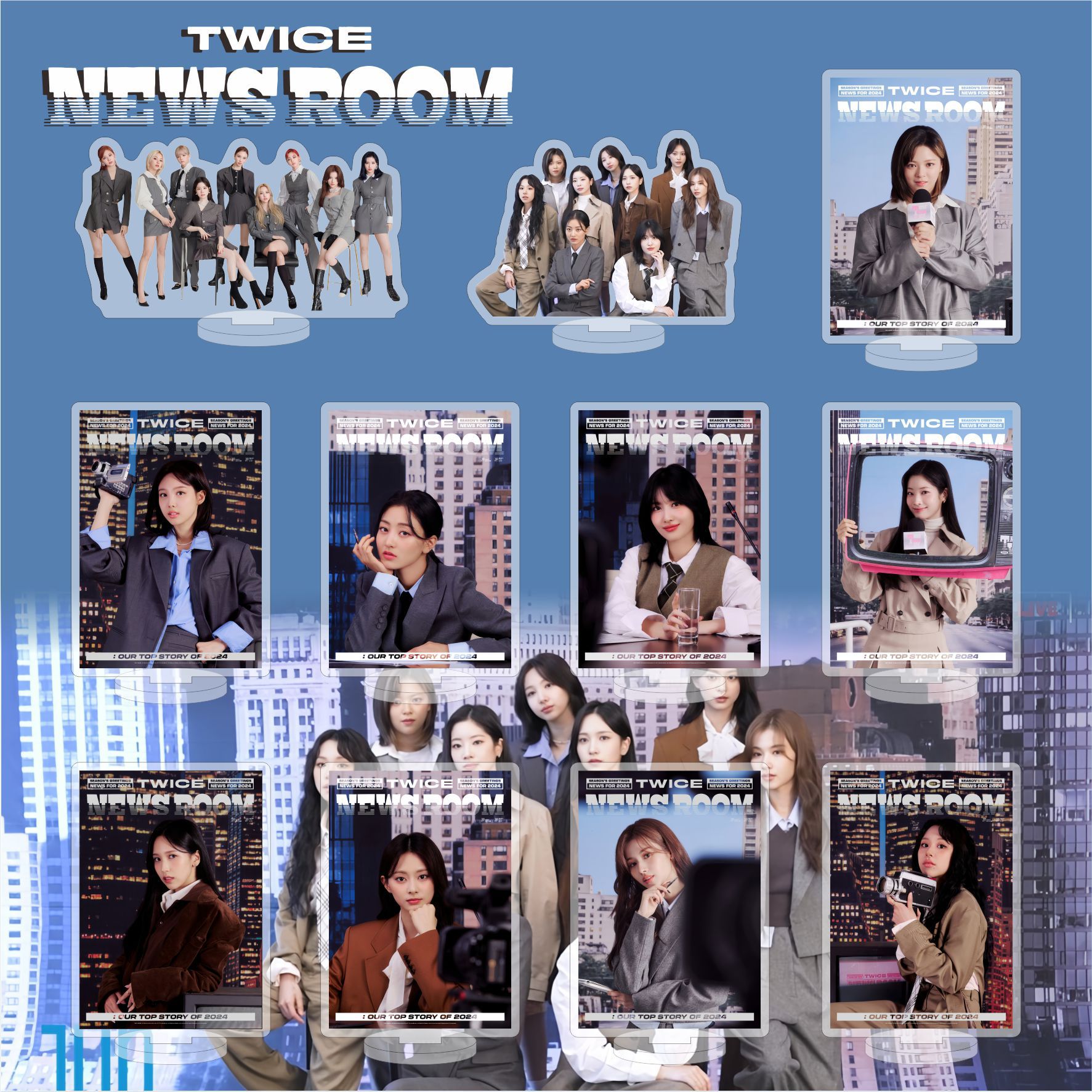 TWICE女团亚克力双面立牌