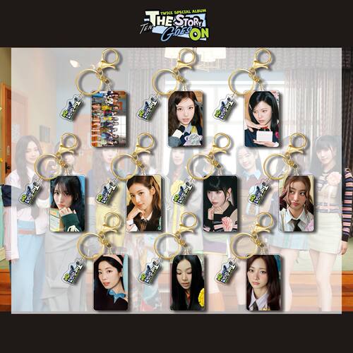 TWICE 亚克力钥匙扣 十周年纪念特别专辑周边钥匙圈挂件 明星周边