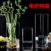 玻花瓶大号客厅水XTM养水插培植璃物干鲜花桌面花落地花盆跨境厂