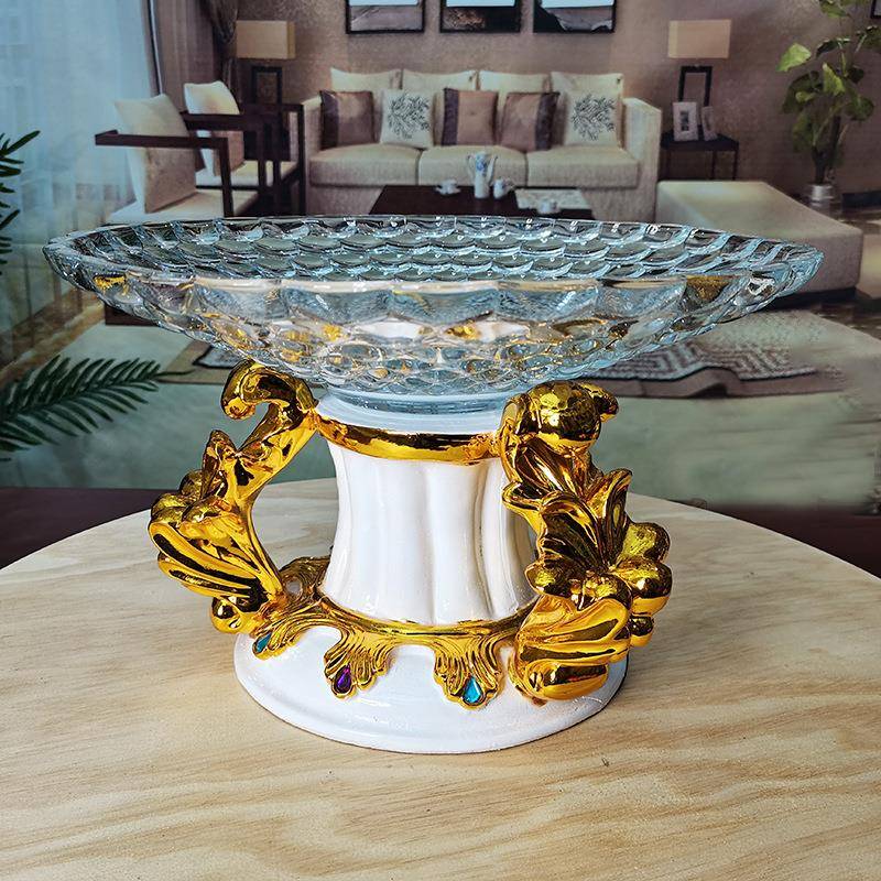 罗马柱高档装饰意果酒店客厅创居开业婚礼物盘树家脂工艺礼品DSGY