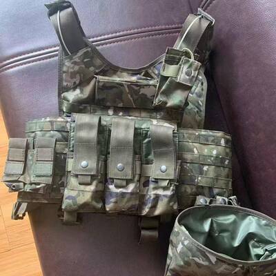 16快拆战术背马甲c光s户外装备品06用携行0016具迷彩心服激切割马