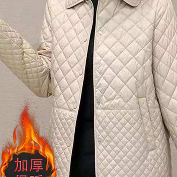 羽绒棉服加厚2025新款爆款大码女
