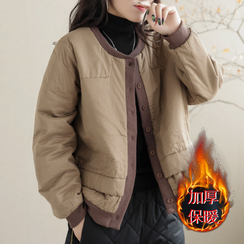 大码短款棉服女冬季2026年新款爆款夹棉二棉外套棉衣秋冬女士棉袄