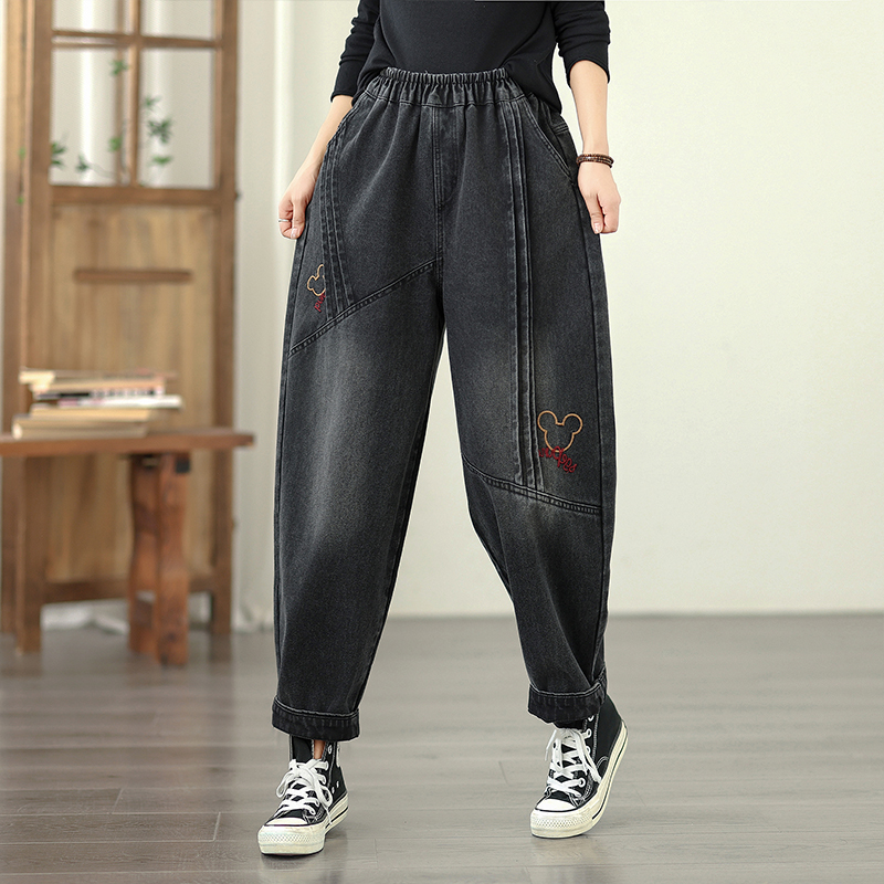 时尚2025年冬季新款牛仔裤