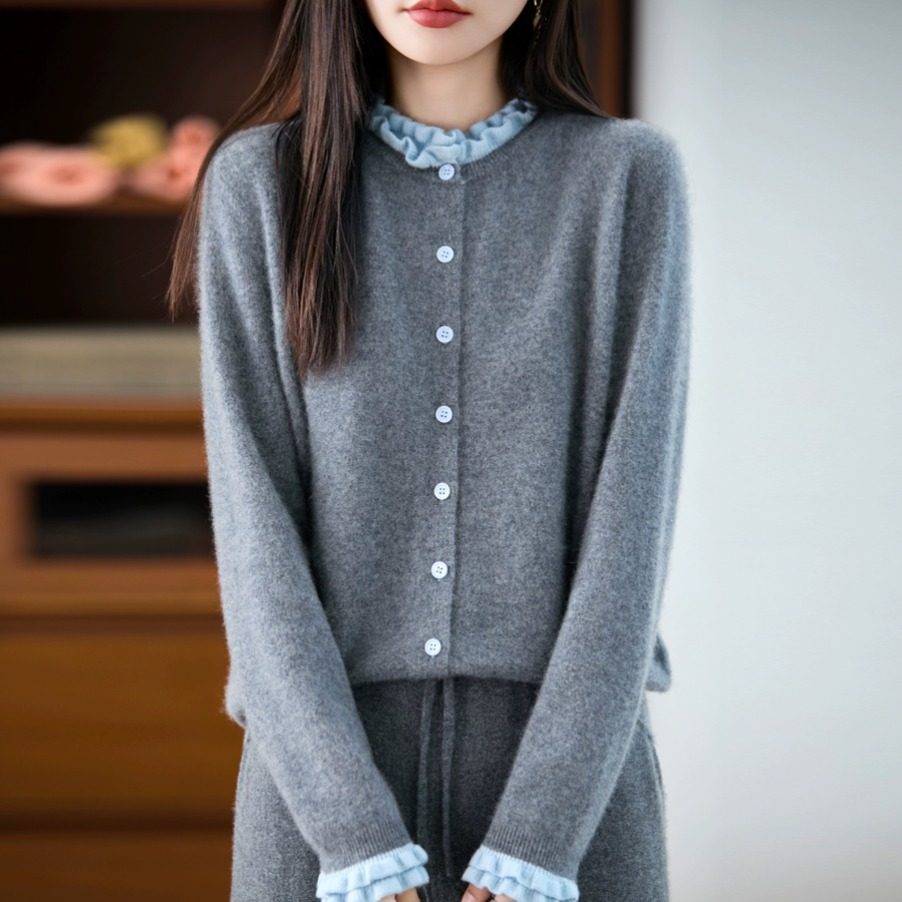 毛针织衫时尚2025年冬季新款