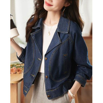 牛仔衬衫西装短款外套女