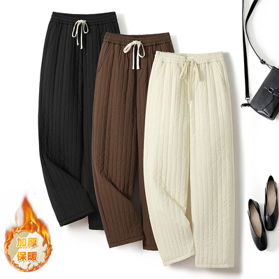 棉裤时尚2025年冬季新款