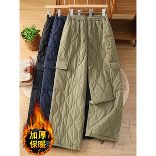 高级感超好看休闲百搭东北零下40度女裤 女士秋冬季 棉裤 加厚保暖款