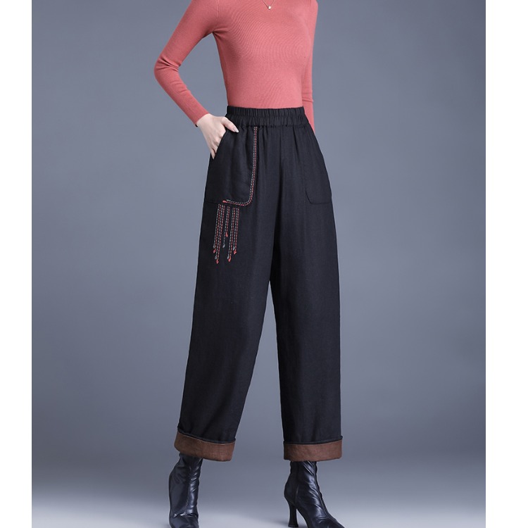 棉裤时尚2025年冬季新款