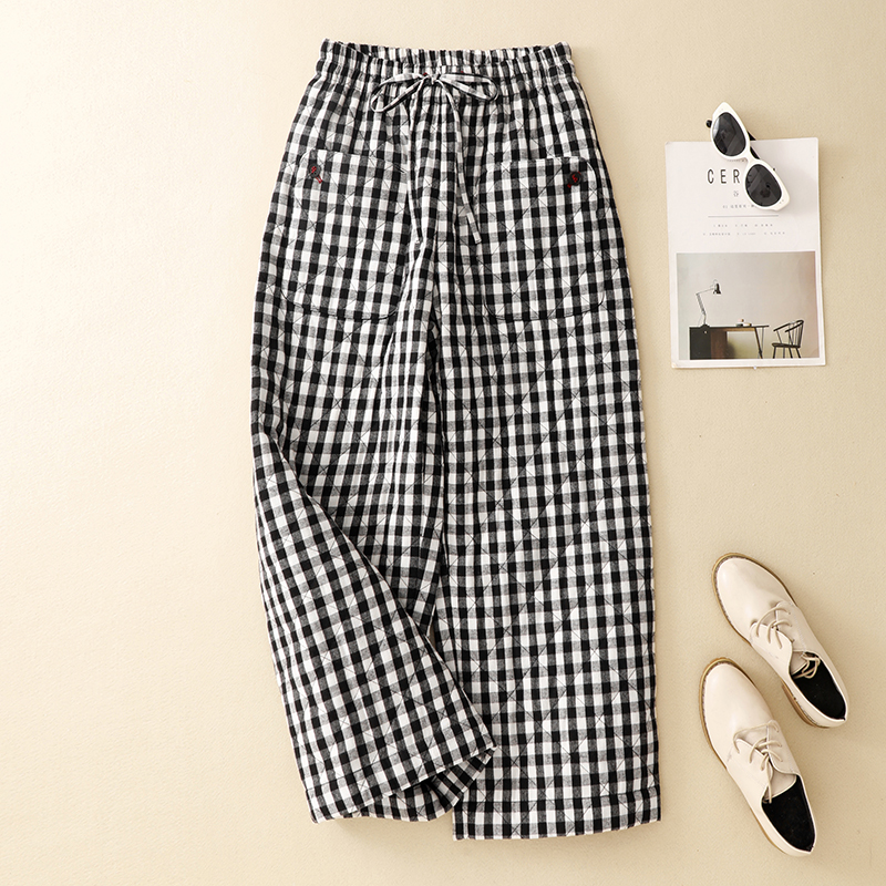 棉裤时尚2025年冬季新款