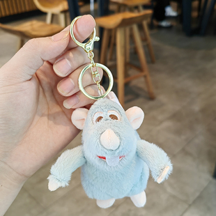 料理鼠王毛绒公仔挂件学生情侣可爱玩偶创意挂饰厨师小老鼠钥匙扣