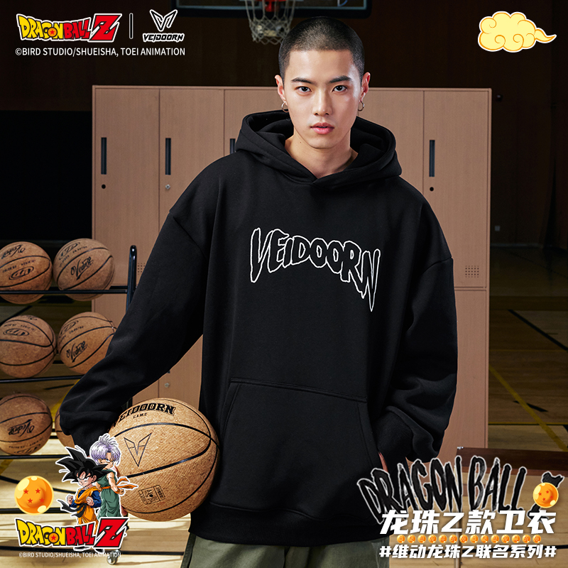 维动龙珠联名悟空款长袖卫衣男