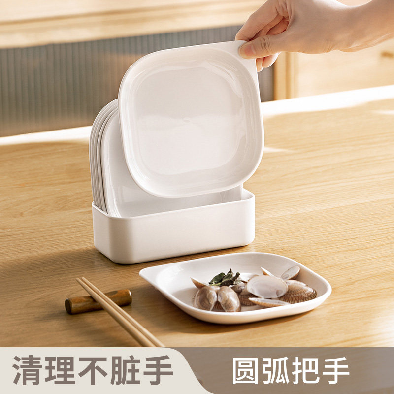 管崇吐骨碟家用塑料骨头盘子图片