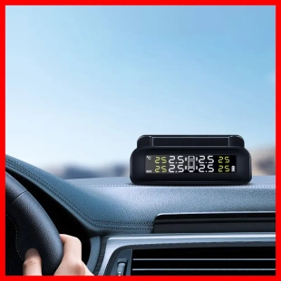 太阳能无线胎压监测器TPMS内外置汽车胎压监测高精度轮胎压监测器