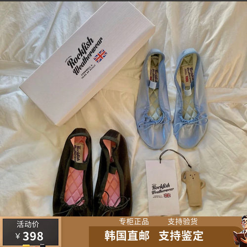 韩国rockfish2025春季新款蝴蝶结芭蕾舞鞋玛丽珍鞋单鞋