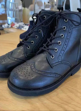 日本正品familiar皇室品牌日本制爆款小皮靴子 15-21cm无鞋盒现货